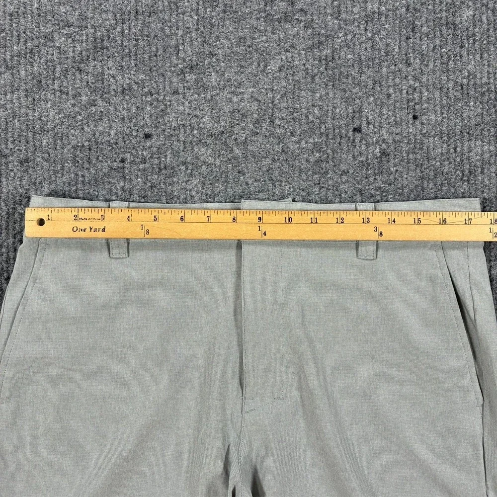 Banana Republic Mens Shorts Size 36 Gray Flat Front Casual Chino Lightweight